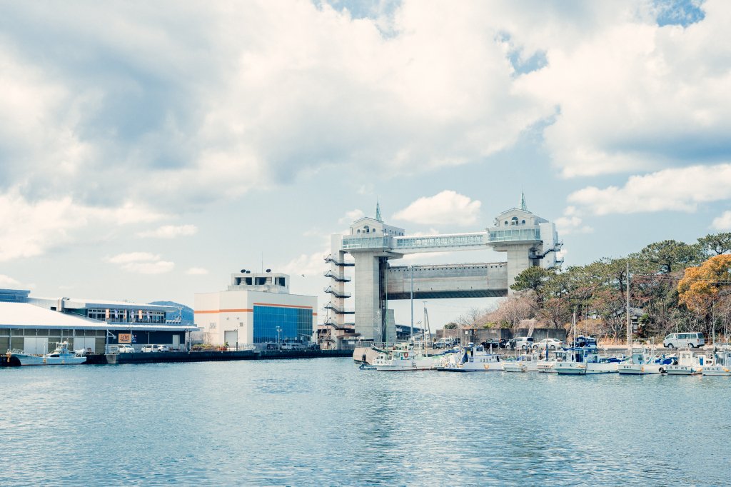 風景　ぬまづみなと商店街　沼津港　